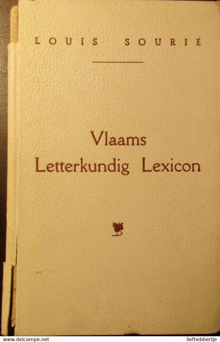 Vlaams Letterkundig Lexicon - 1951 - Door Louis Sourie - Letterkunde - Auteurs - Geschichte