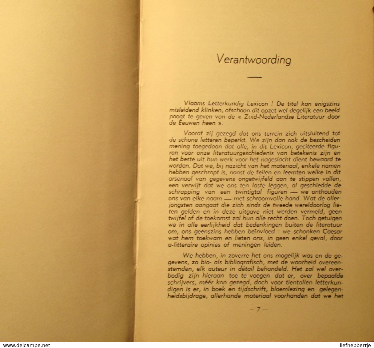 Vlaams Letterkundig Lexicon - 1951 - Door Louis Sourie - Letterkunde - Auteurs - Histoire