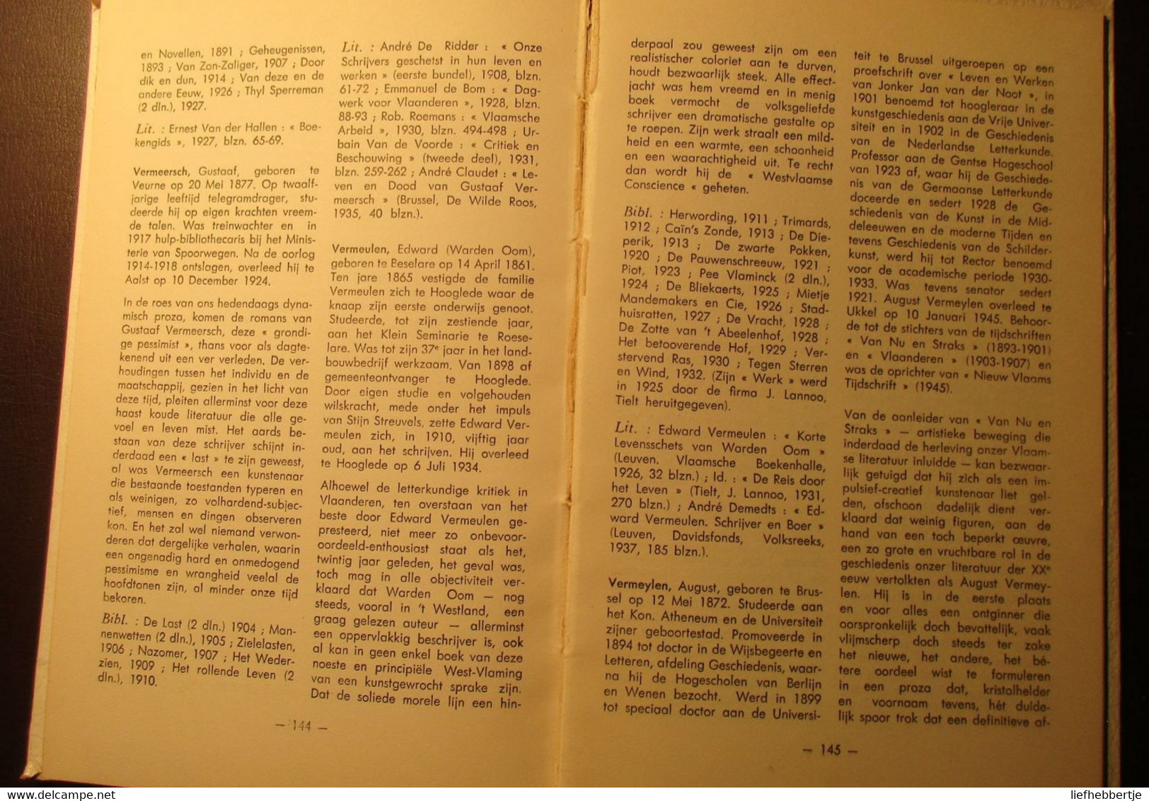 Vlaams letterkundig Lexicon - 1951 - door Louis Sourie - letterkunde - auteurs