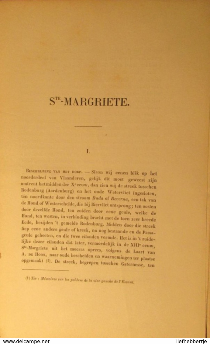 Geschiedenis Van Sint-Margriete - Door Frans De Potter En Jan Broeckaert - 1871 -  Sint-Laureins - History