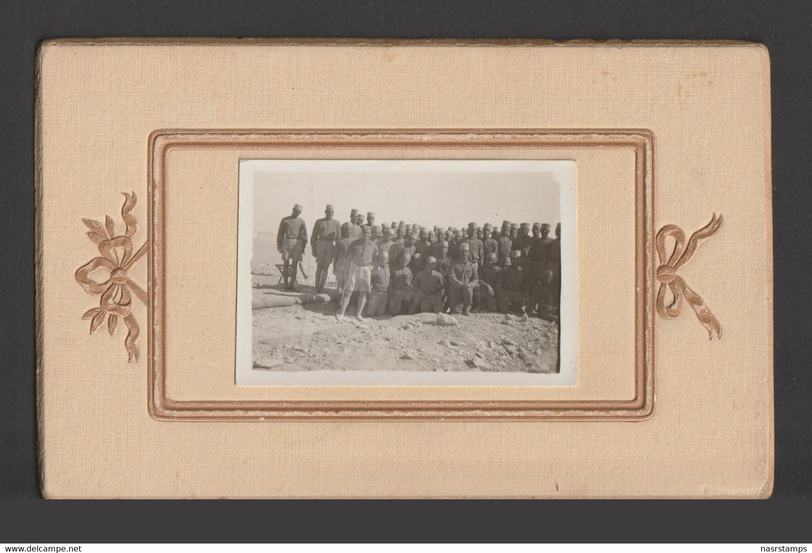 Egypt - Very Rare - Vintage Original Photo - ( HAGGANA "Cameleer" - Egyptian Border Guard Corps ) - On Carton - Lettres & Documents