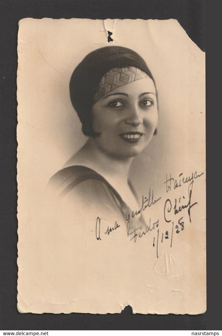Egypt - 1928 - Rare - Vintage Original Photo - "Silver Nitrate" - Brieven En Documenten