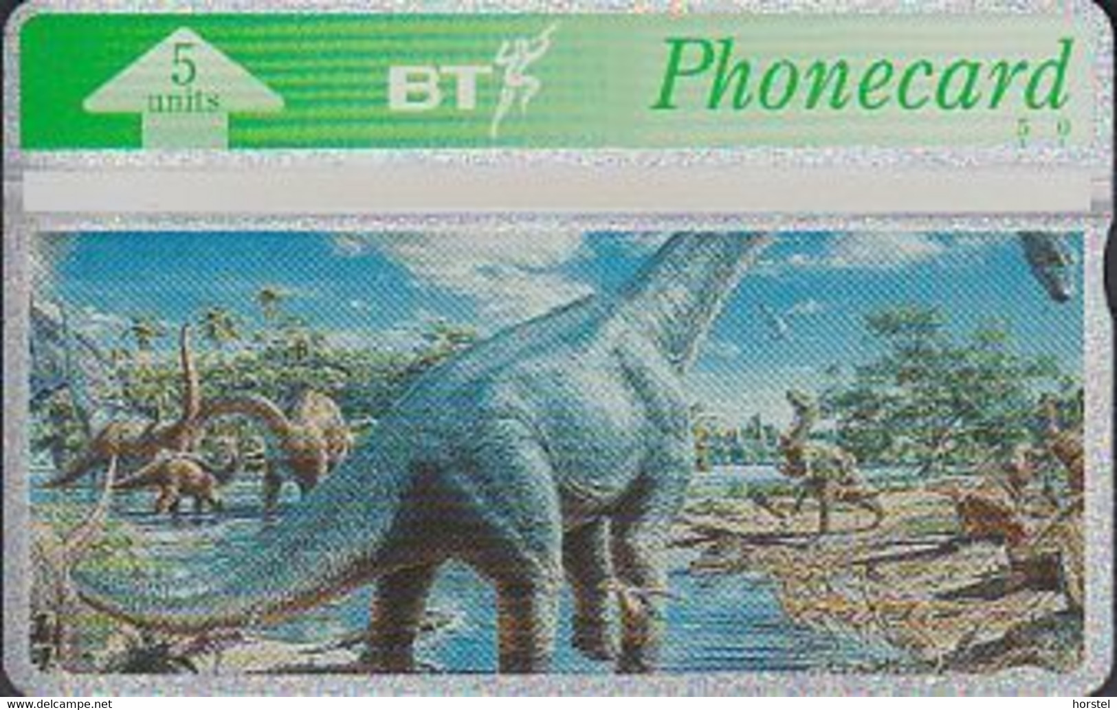 UK Bto 066 Dinosaur Scene (1) Mint - BT Emissioni Straniere