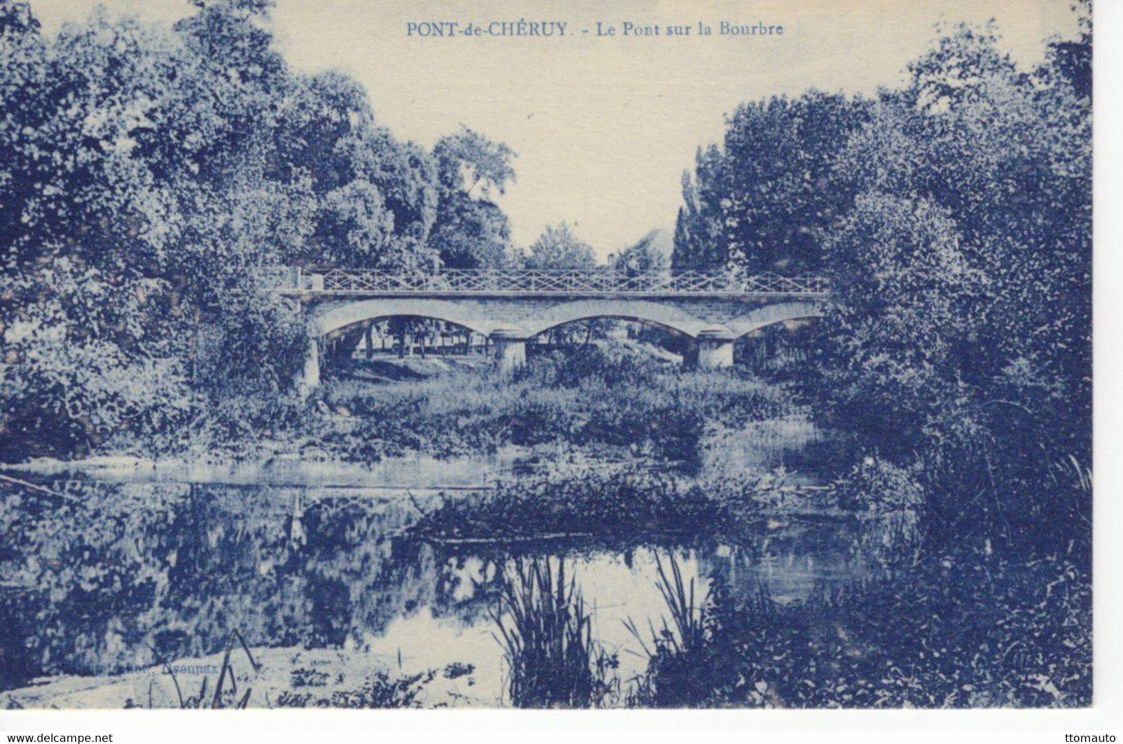 Pont De Chéruy  -  Le Pont Sur La Bourbre  -  CPA - Pont-de-Chéruy