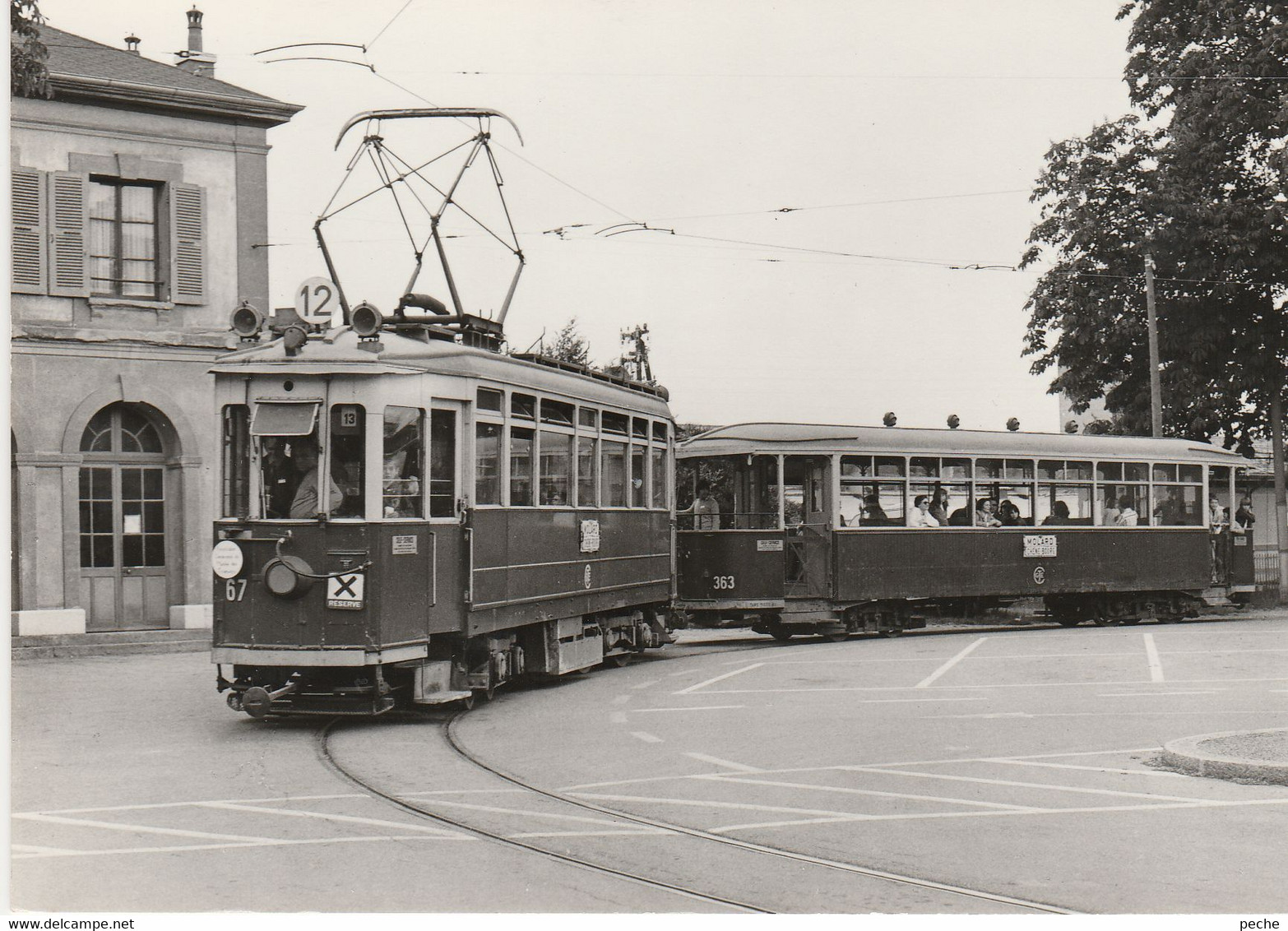 N°6478 R -cpsm Tramway Genève à Chêne Bourg- - Strassenbahnen