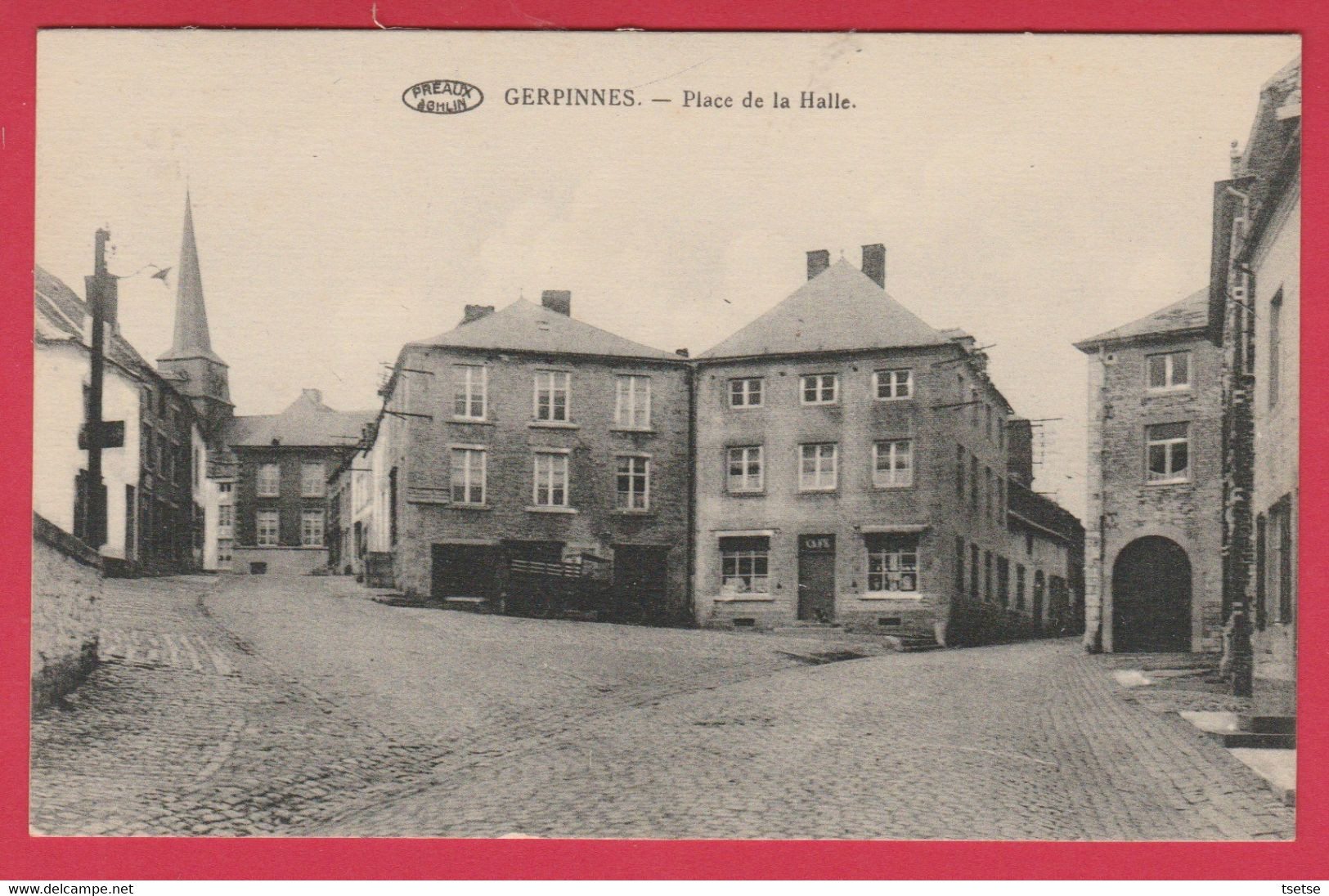 Gerpinnes - Place De La Halle - 1922 ( Voir Verso ) - Gerpinnes