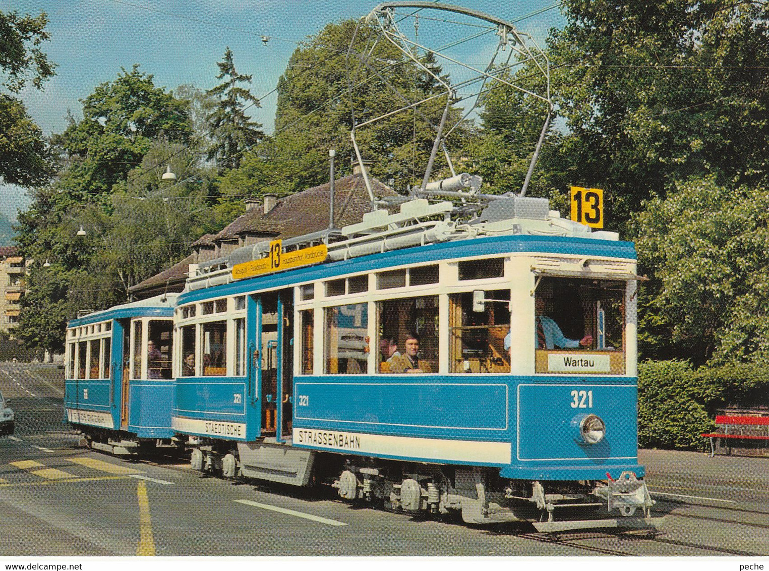 N°6484 R -cpm Zurich -Verkehrsbetriebe Der Stadt - Strassenbahnen