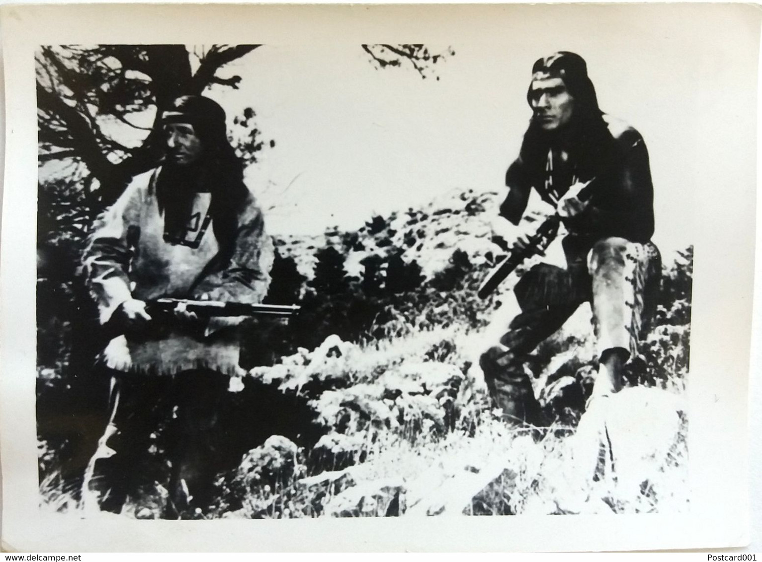 #930  Frame From The Movie 'Old Shatterhand',Winnetou Native American - Image Card 1960's - Andere & Zonder Classificatie