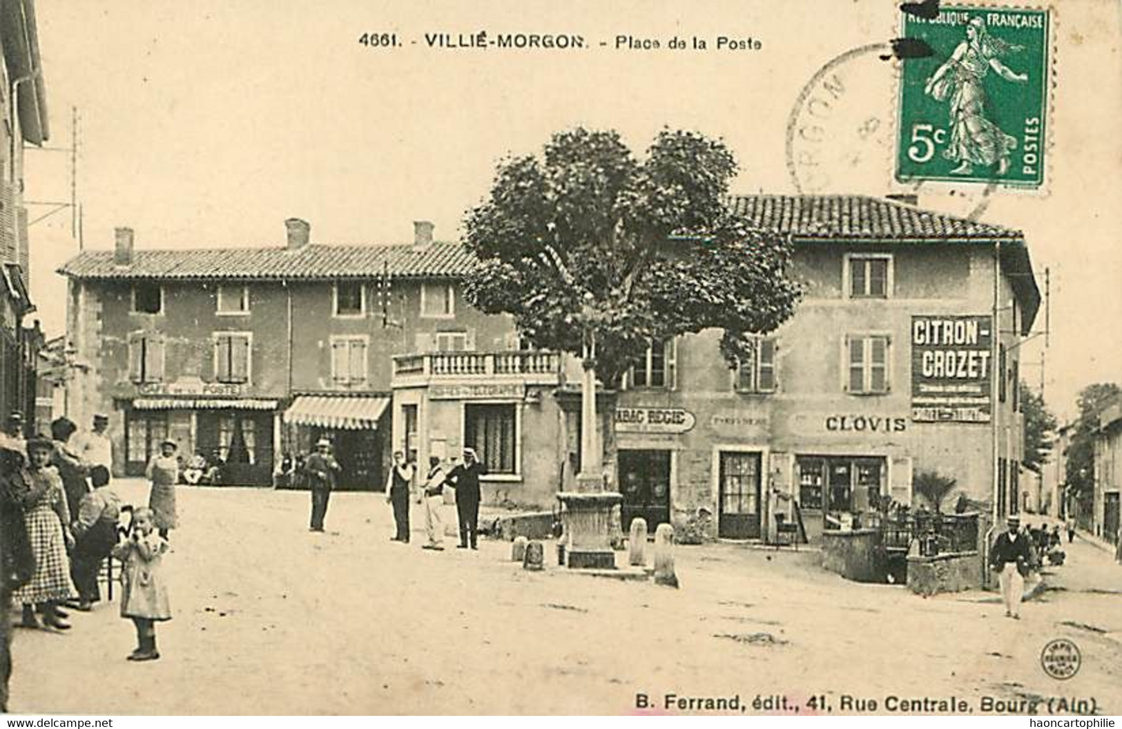 69 Villié Morgon  Place De La Poste - Villie Morgon