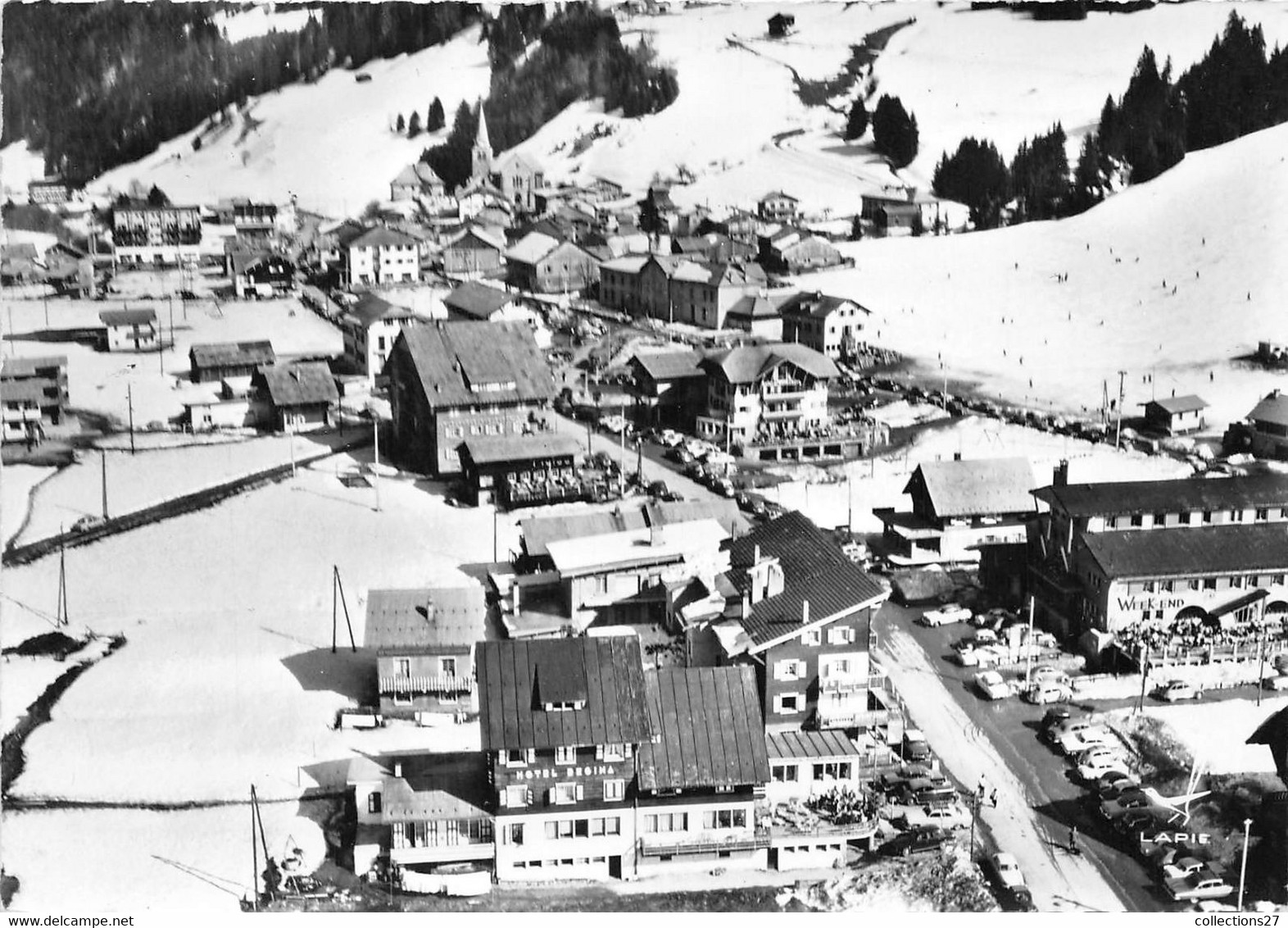 74-LES-GETS- VUE GENERALE DU CIEL - Les Gets