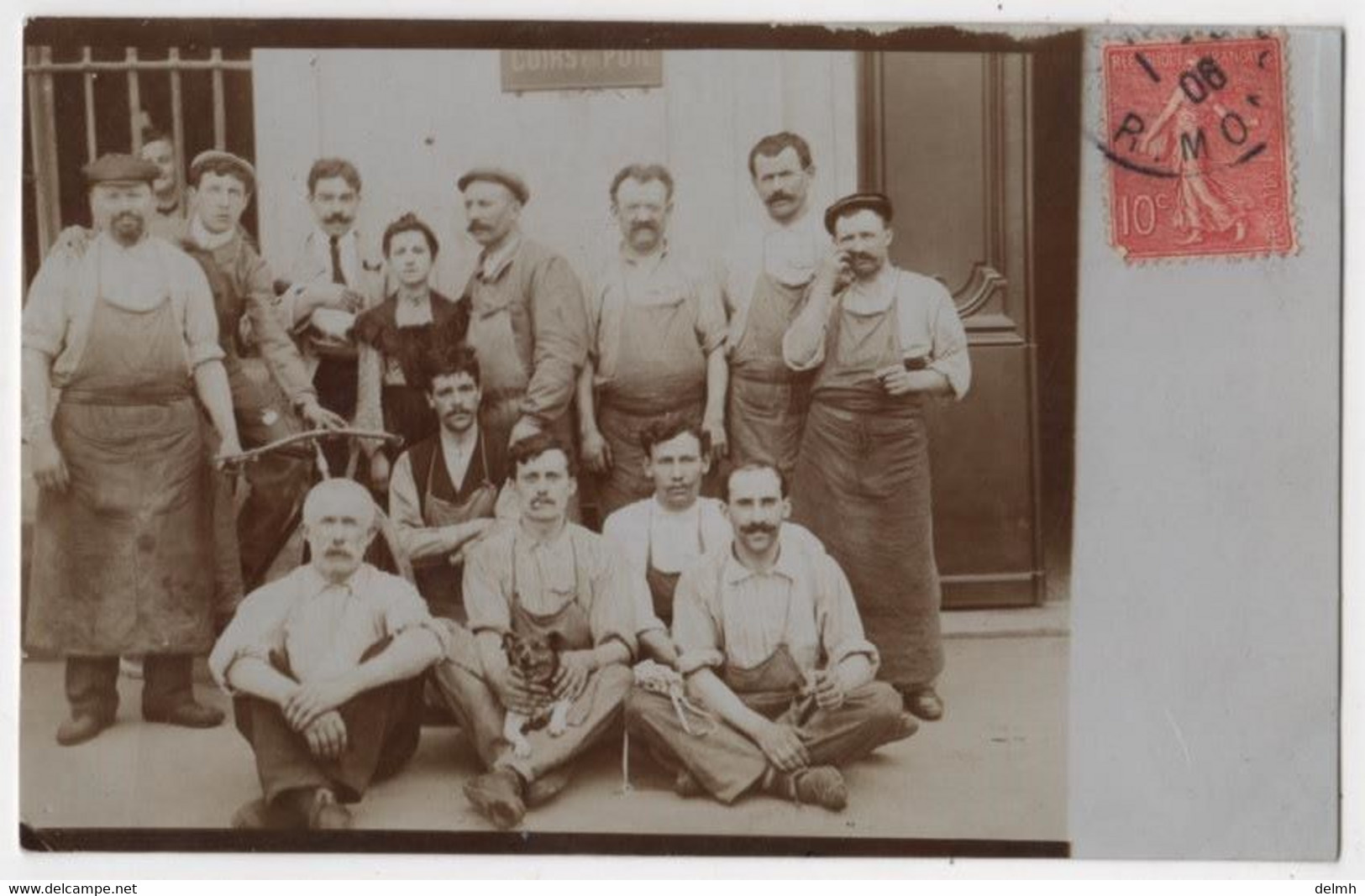 Carte Photo Entreprise Tannerie Mégisserie Ouvriers Cuirs Et Poil à Localiser Loire Ardèche Rhône ? - Artisanat