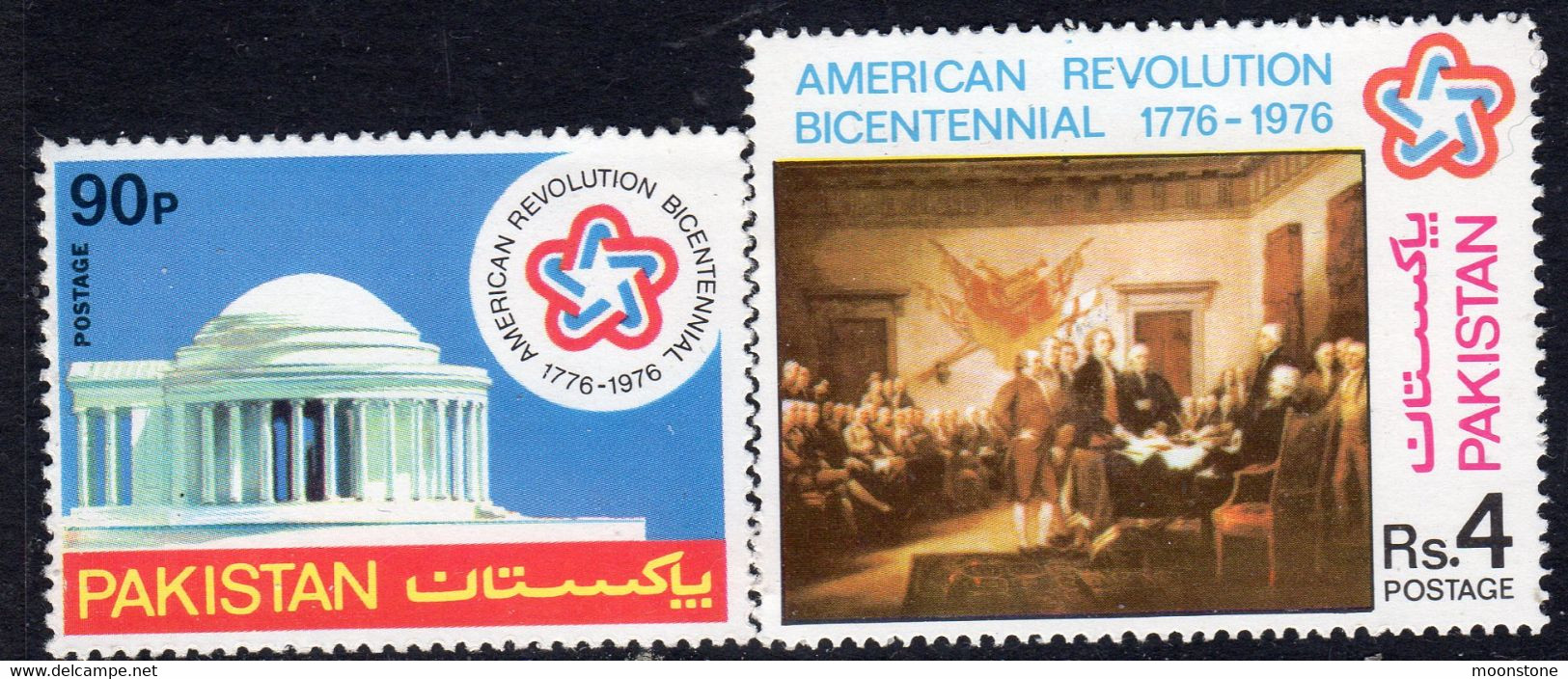 Pakistan 1976 USA Bicentenary Set Of 2, MNH, SG 415/6 (E) - Pakistan