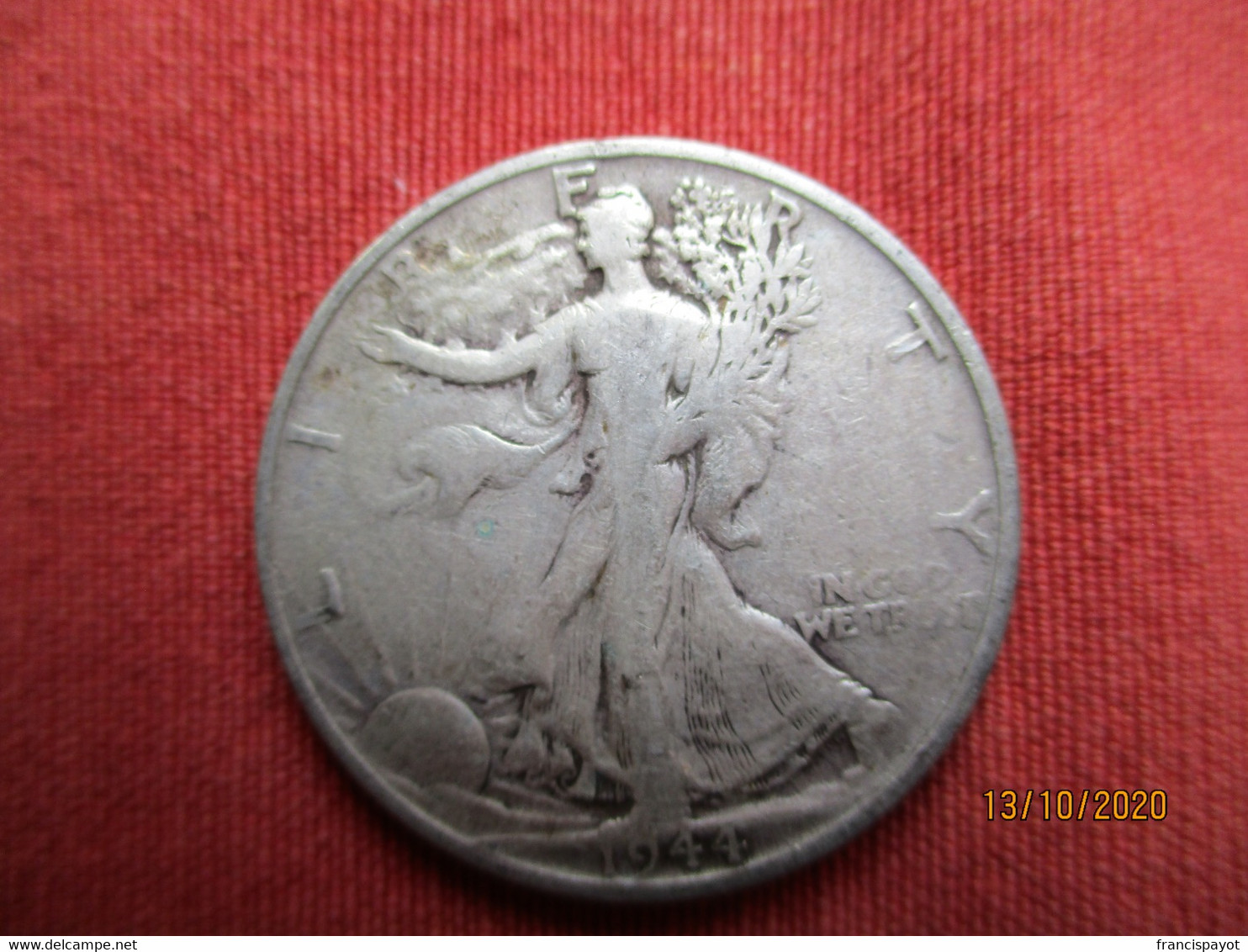 USA Half-dollar Liberty Walking 1944 S - 1916-1947: Liberty Walking