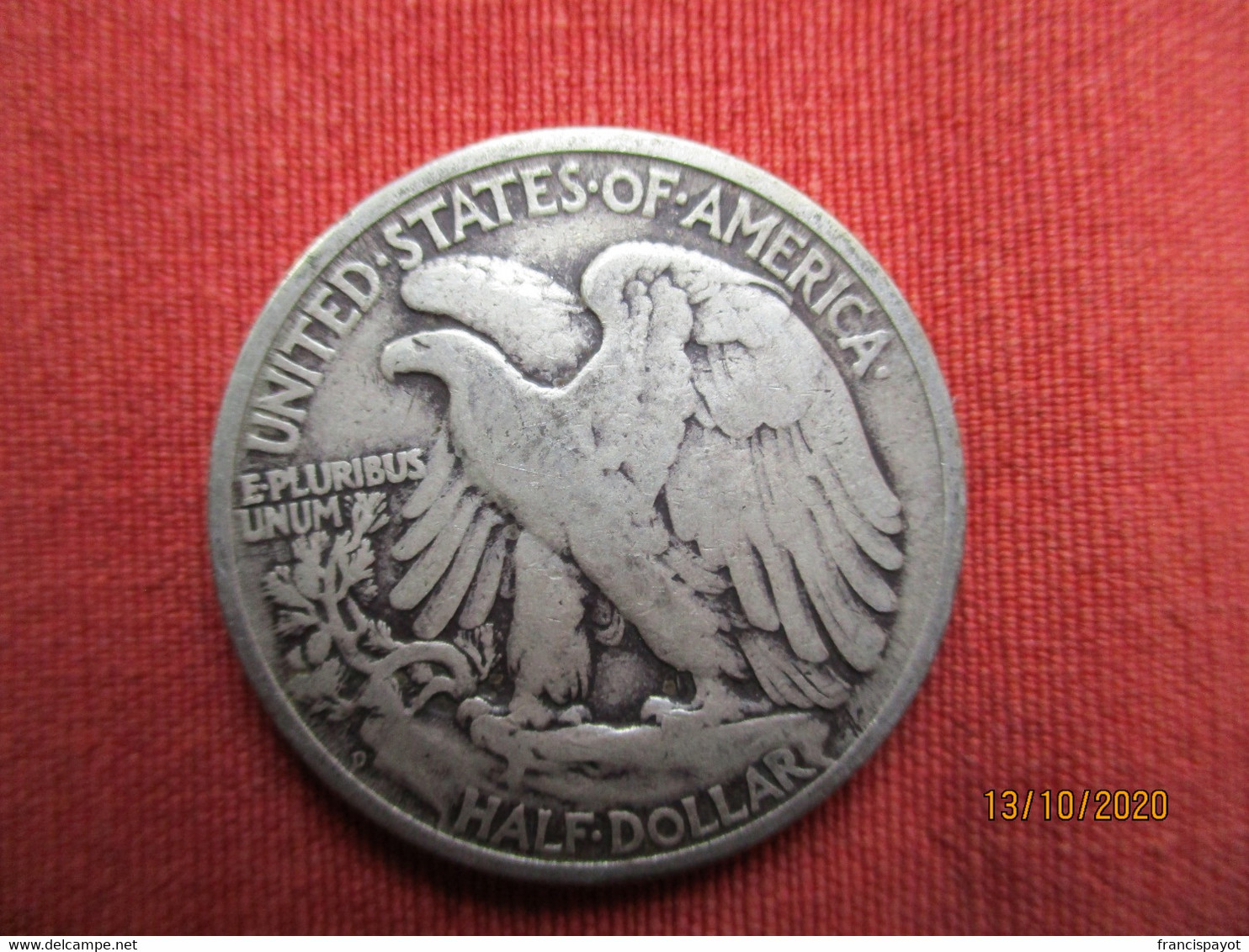 USA Half-dollar Liberty Walking 1945 D - 1916-1947: Liberty Walking (Liberté Marchant)