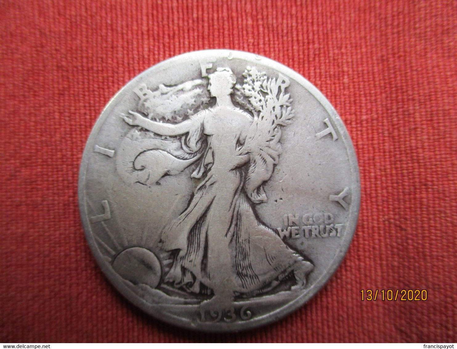 USA Half-dollar Liberty Walking 1936 - 1916-1947: Liberty Walking (Libertà Che Cammina)