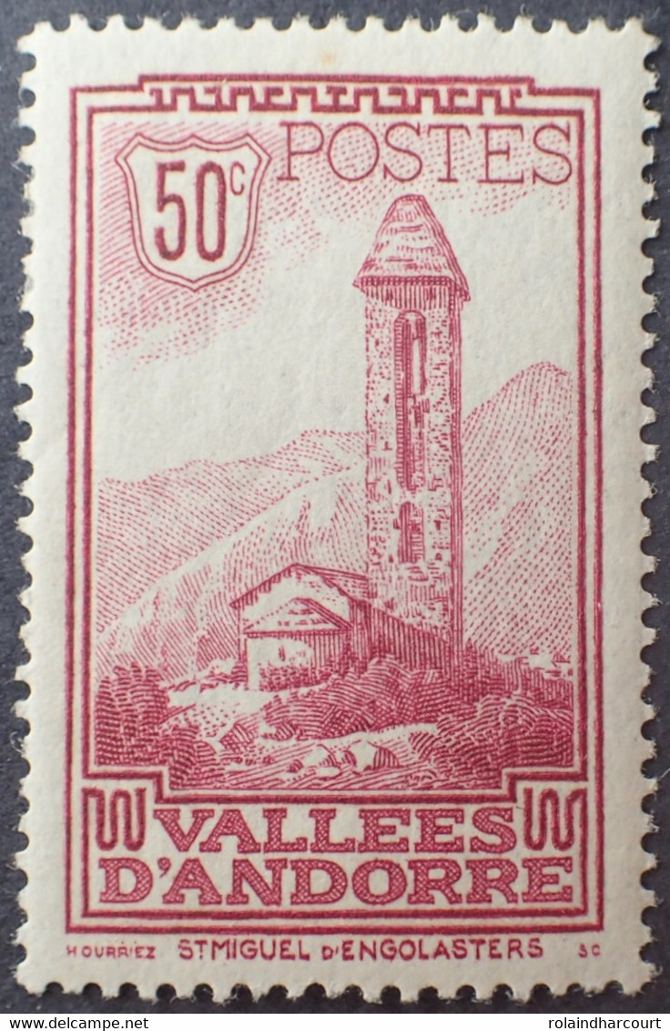 R2062/184 - 1932/1933 - ANDORRE FR. - PAYSAGE - N°35 NEUF* - Unused Stamps