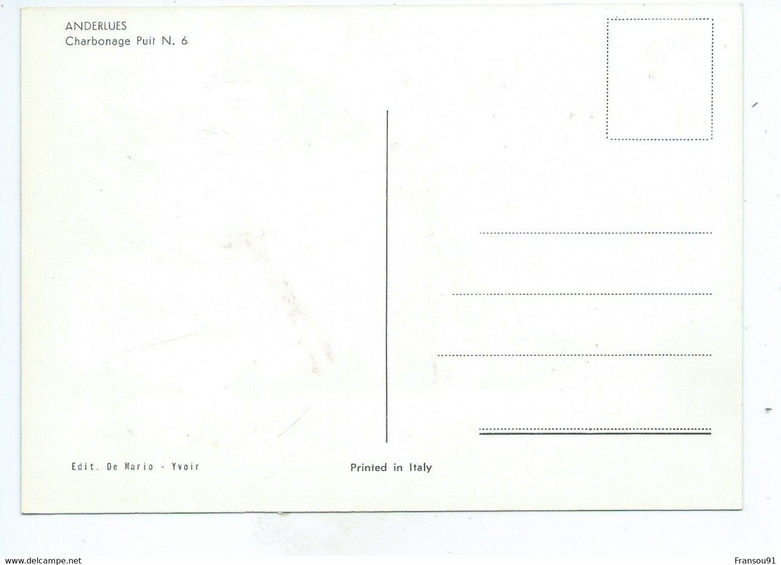 Anderlues Charbonnage Puit No 6 - Anderlues