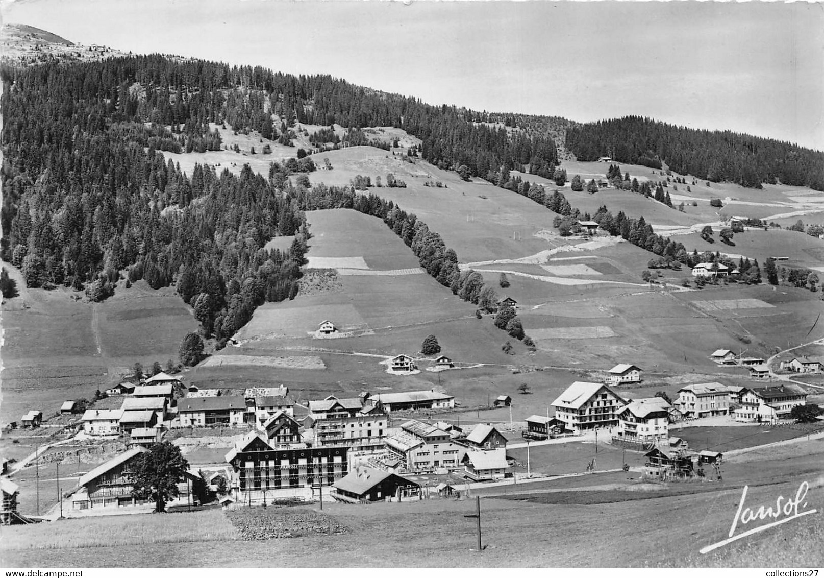 74-LES-GETS- VUE GENERALE ET LE MONT CHERY - Les Gets