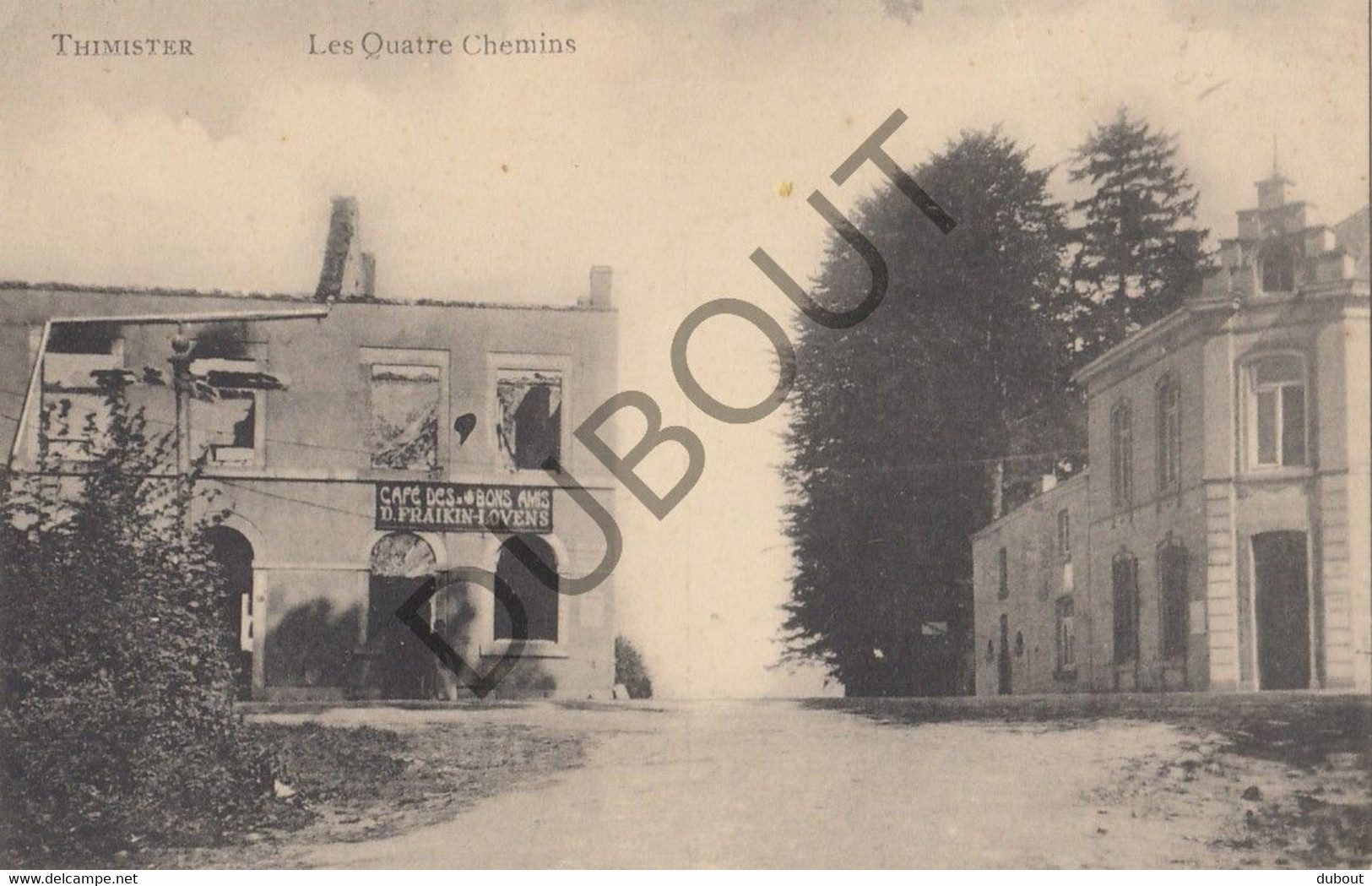 Postkaart-Carte Postale - THIMISTER - Les Quatre Chemins  (B889) - Thimister-Clermont