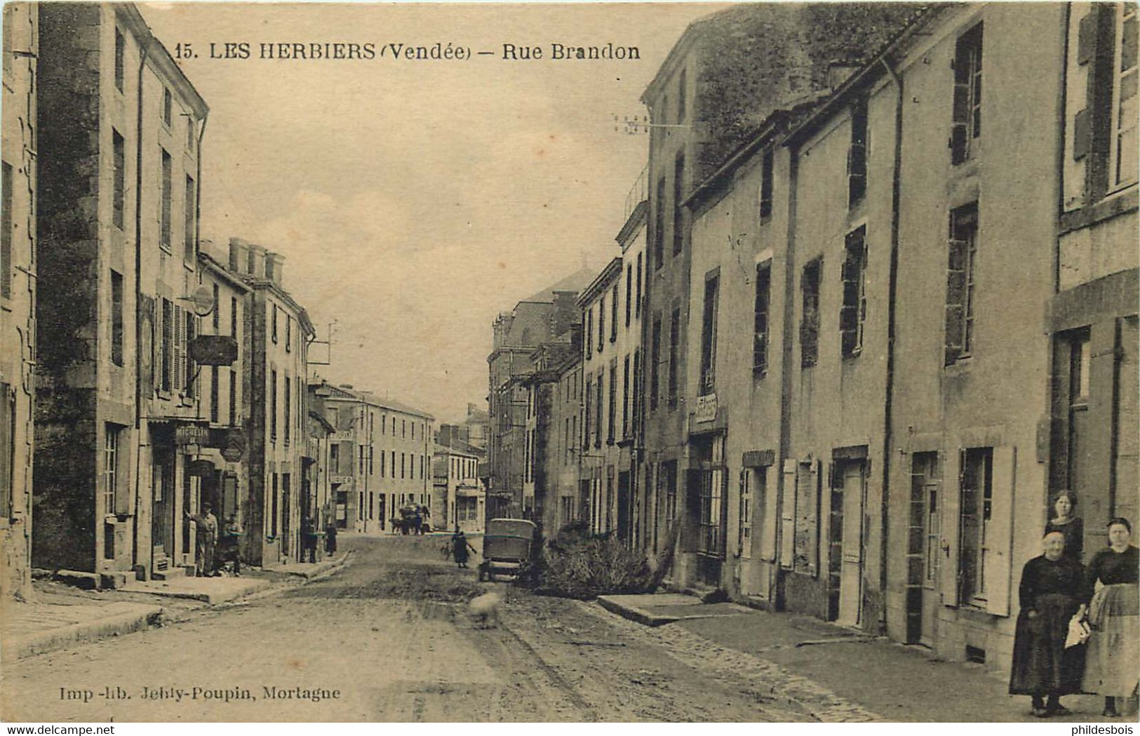 VENDEE  LES HERBIERS  Rue Brandon - Les Herbiers