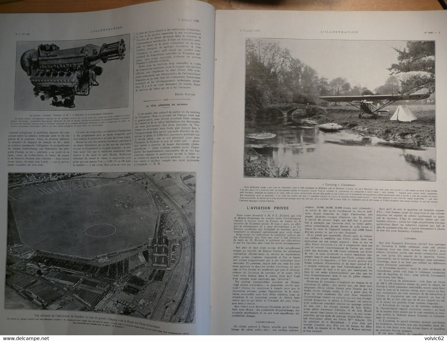 Illustration Aviation 1928 Salon Hendon Hydravion Saratoga Alaska Villeneuve L'étang Marchienne Au Pont Tourisme - L'Illustration