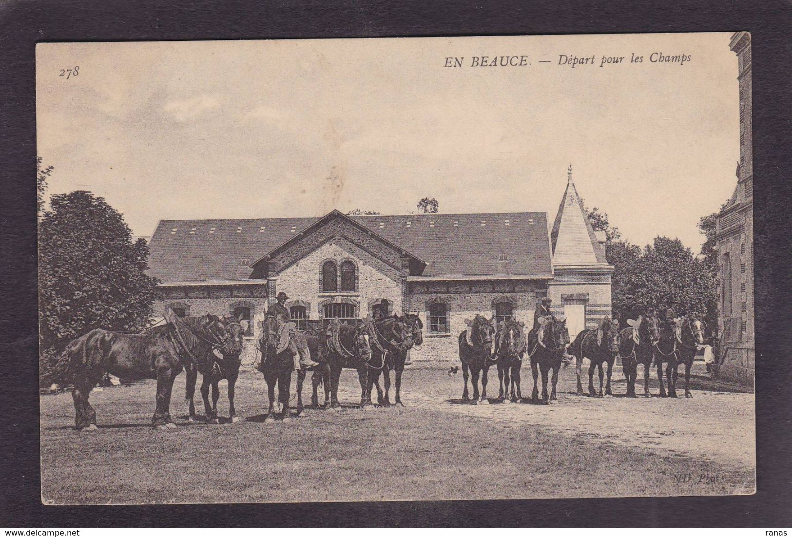 CPA Beauce Agriculture Métier Non Circulé En Beauce N° 278 - Ile-de-France