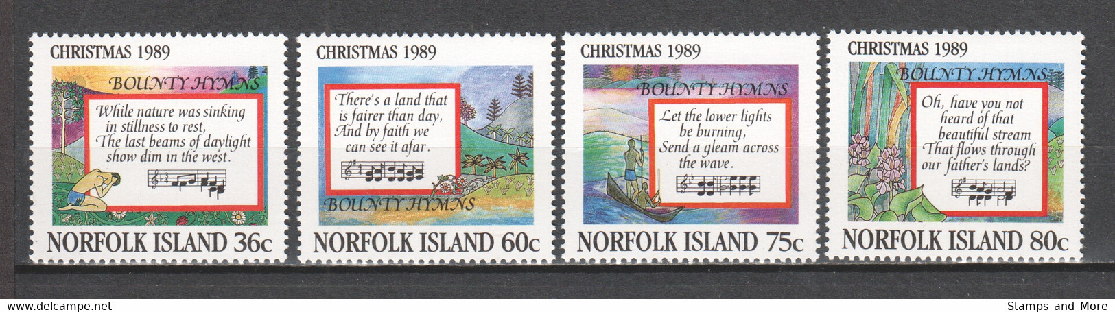 Norfolk Island 1989 Mi 467-470 MNH CHRISTMAS - Kerstmis