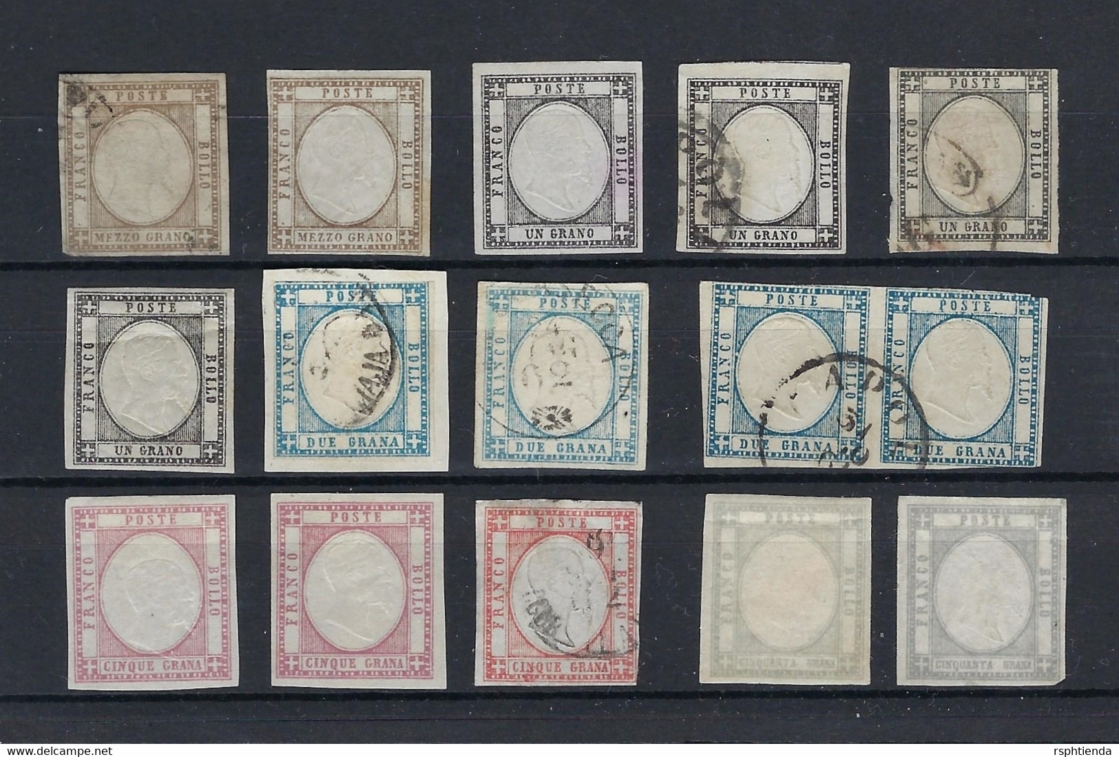 ITALY STATES 1852 TO 1961 NAPOLI , PARMA , SARDEGNA  STAMPS LOT HCV - Ohne Zuordnung