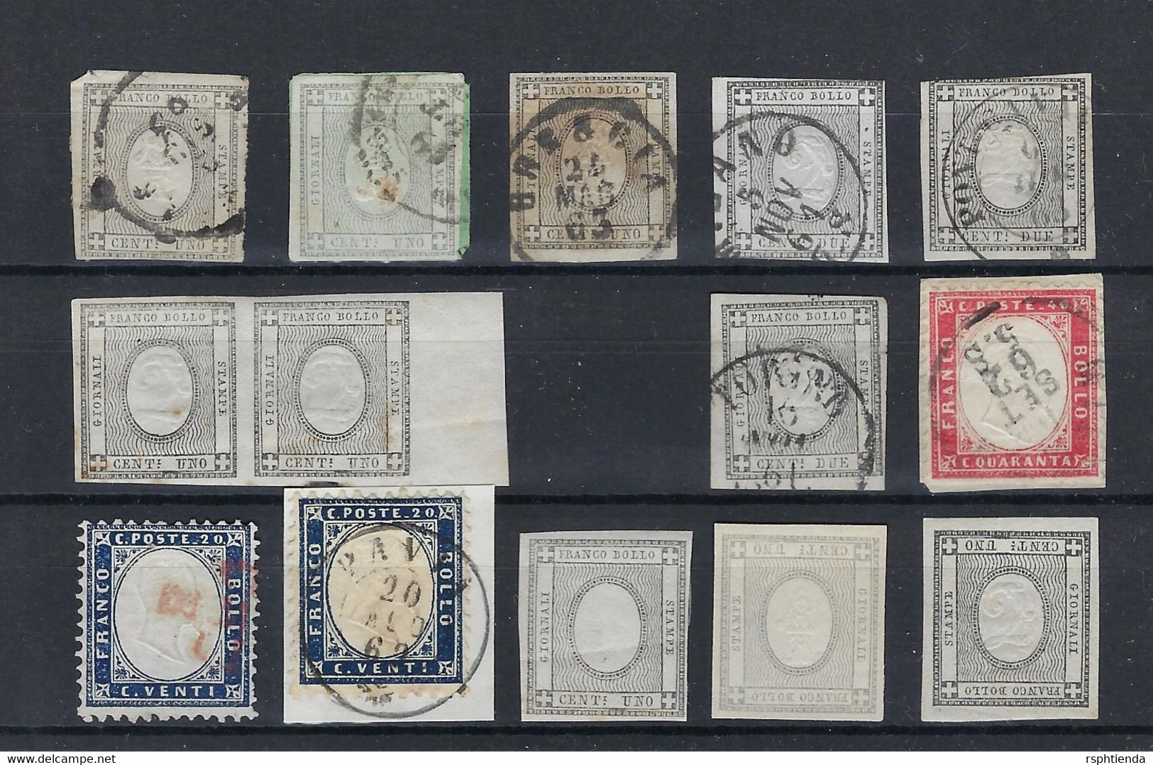 ITALY STATES 1852 TO 1961 NAPOLI , PARMA , SARDEGNA  STAMPS LOT HCV