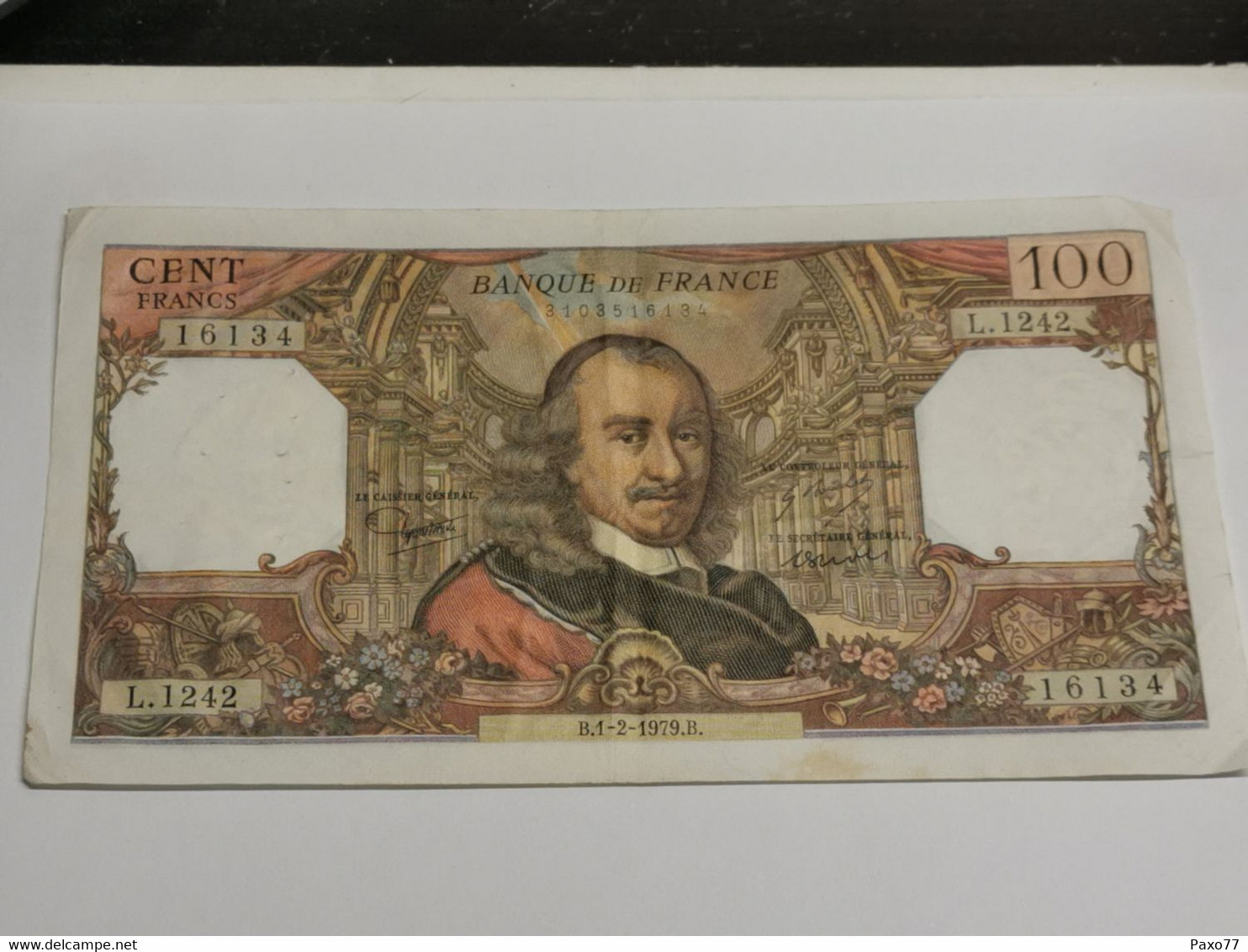 France, 100 Francs Corneille 1979 - 100 F 1964-1979 ''Corneille''