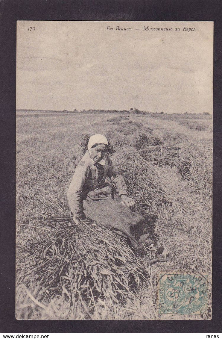 CPA Beauce Agriculture Métier Circulé En Beauce N° 470 - Ile-de-France