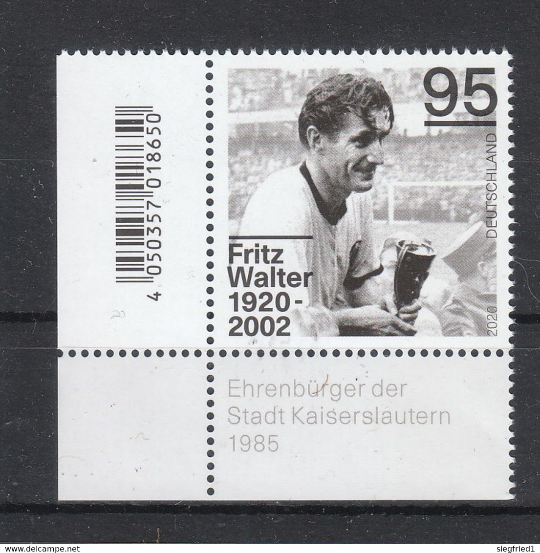 Deutschland BRD **  3568 Fritz Walter Neuausgabe 01.10.2020 - Nuevos