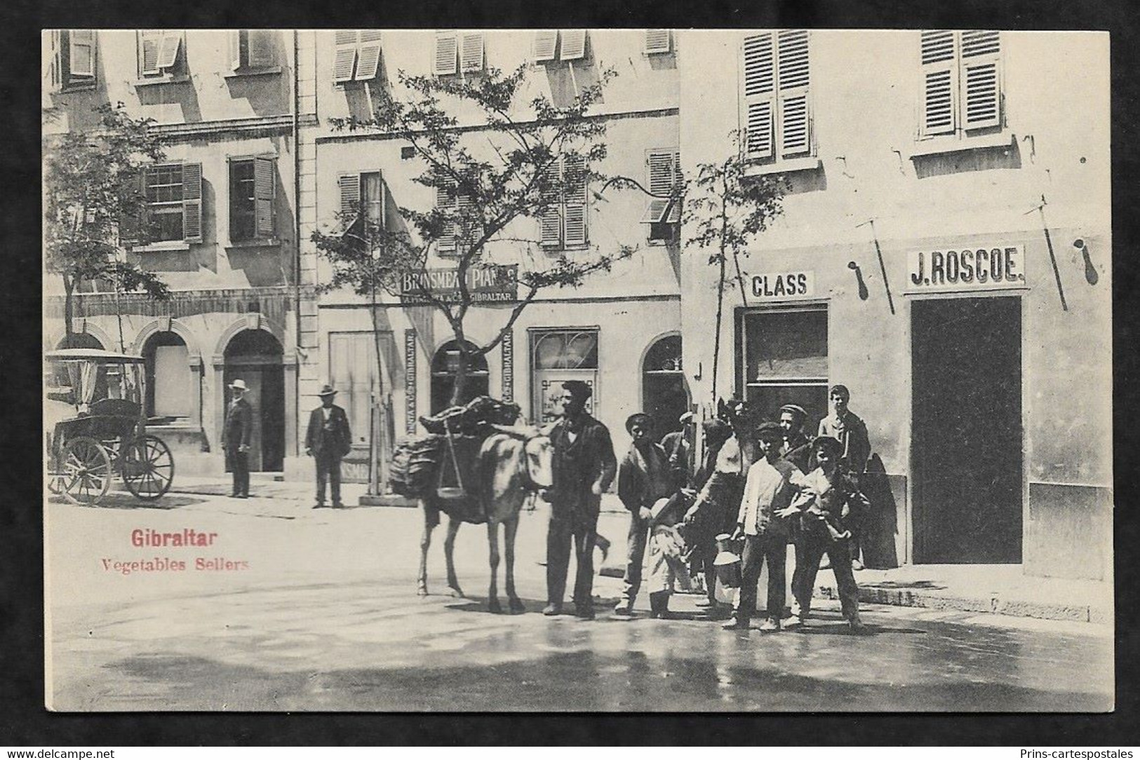 CPA Gibraltar Vegetables Sellers - Gibilterra