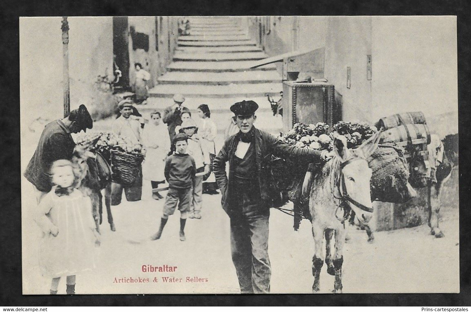 CPA Gibraltar Artichokes & Water Sellers - Gibraltar