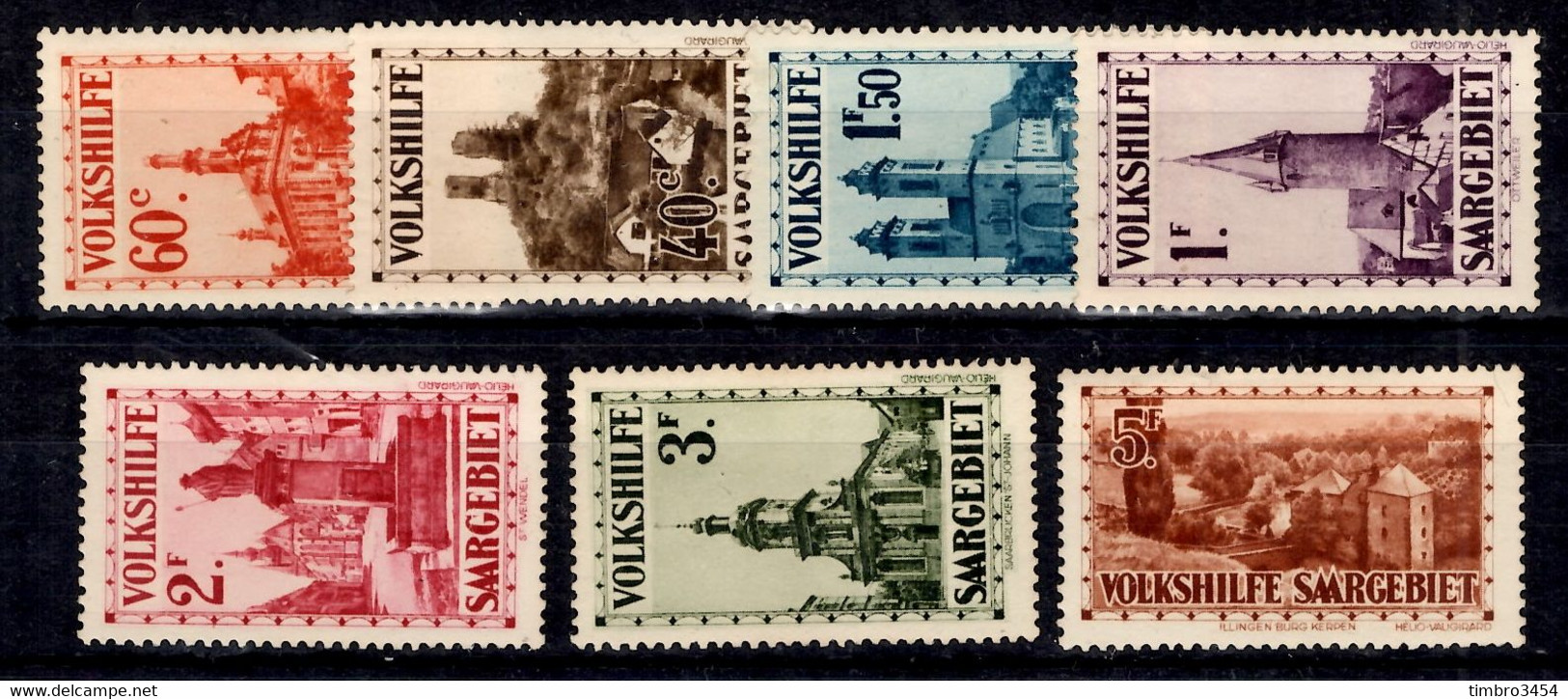 Sarre YT N° 155/161 Neufs *. B/TB. A Saisir! - Unused Stamps