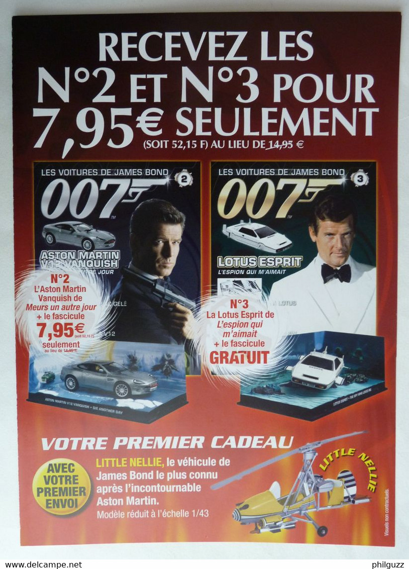 DEPLIANT FLYERS FABBRI COLLECTION LES VOITURES DE JAMES BOND 2 & 3 - 2006 (2) - Le Seigneur Des Anneaux