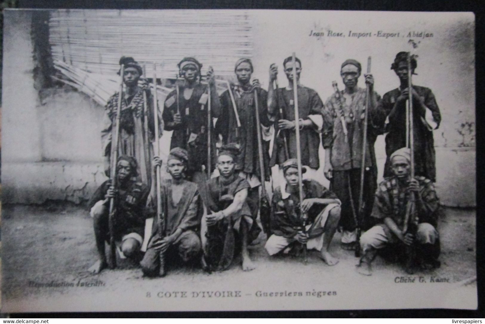 Cote D'ivoire Guerriers Negres Cpa - Elfenbeinküste