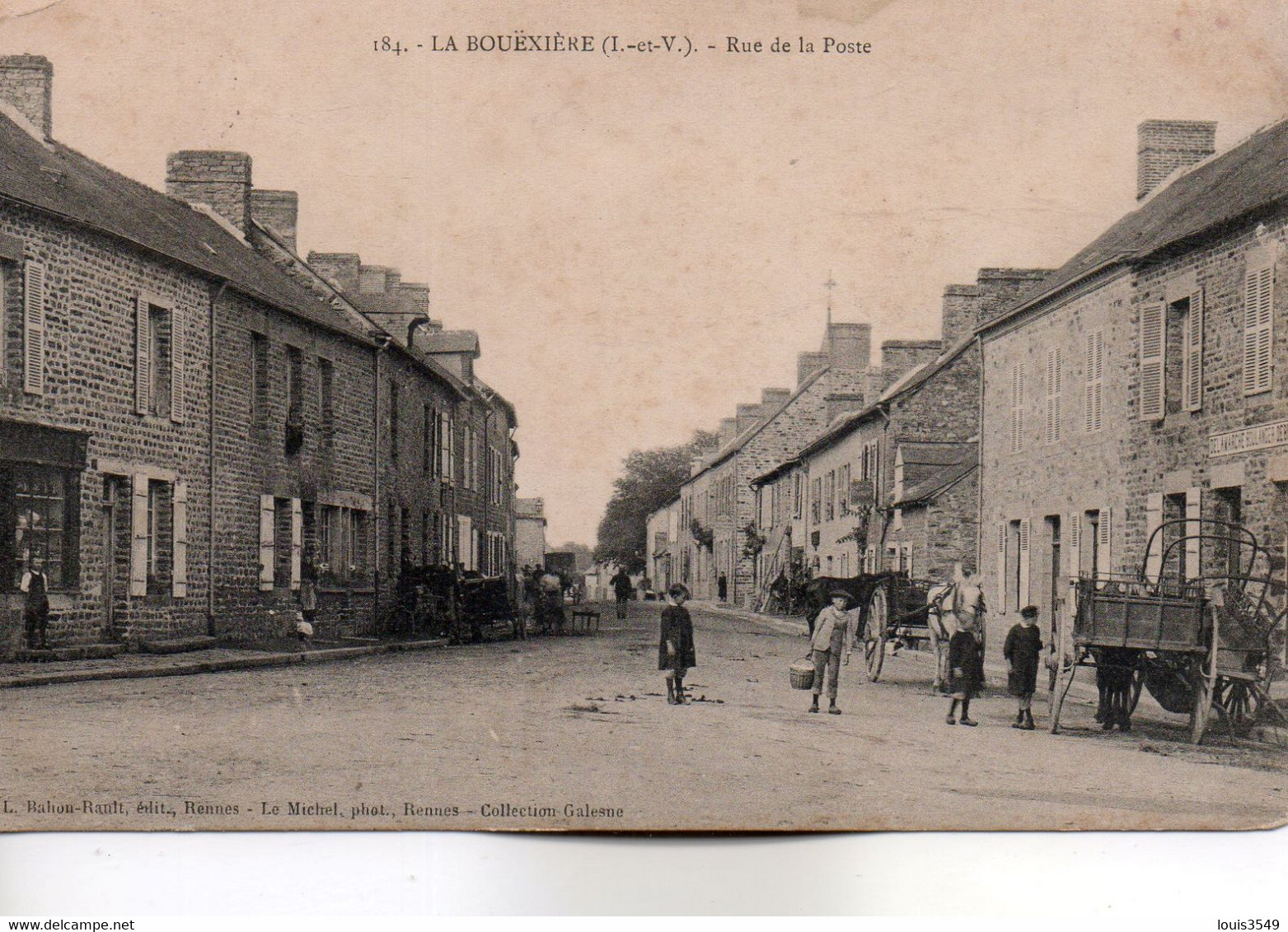 La  Bouêxière -   I. Et. V.  Rue  De  La  Poste. - Andere & Zonder Classificatie