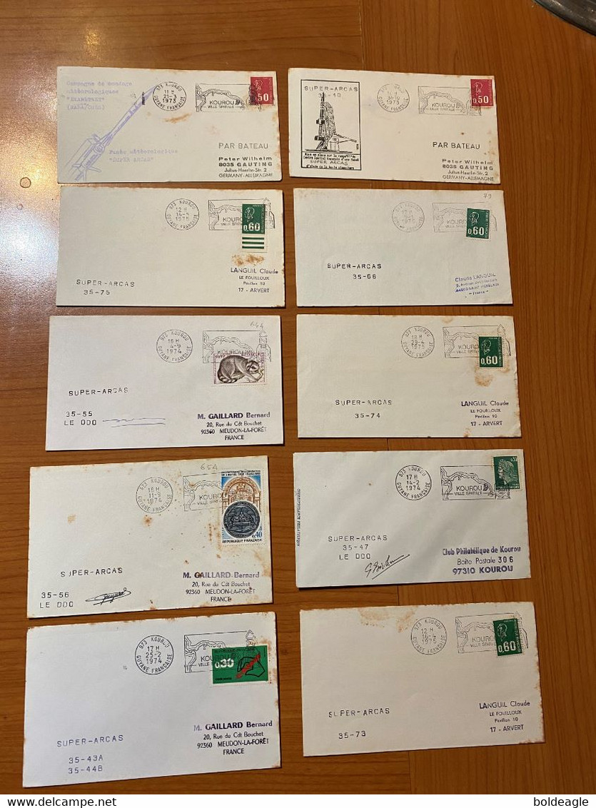 LOT DE 20 ENVELOPPES SUPER ARCAS  ( Voire Scan )  Port Offert - Autres & Non Classés