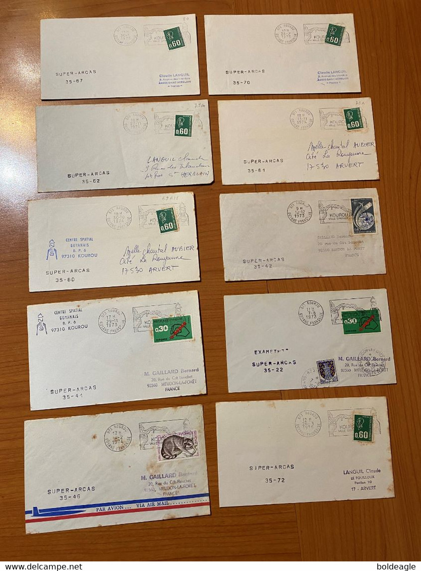 LOT DE 20 ENVELOPPES SUPER ARCAS  ( Voire Scan )  Port Offert - Autres & Non Classés