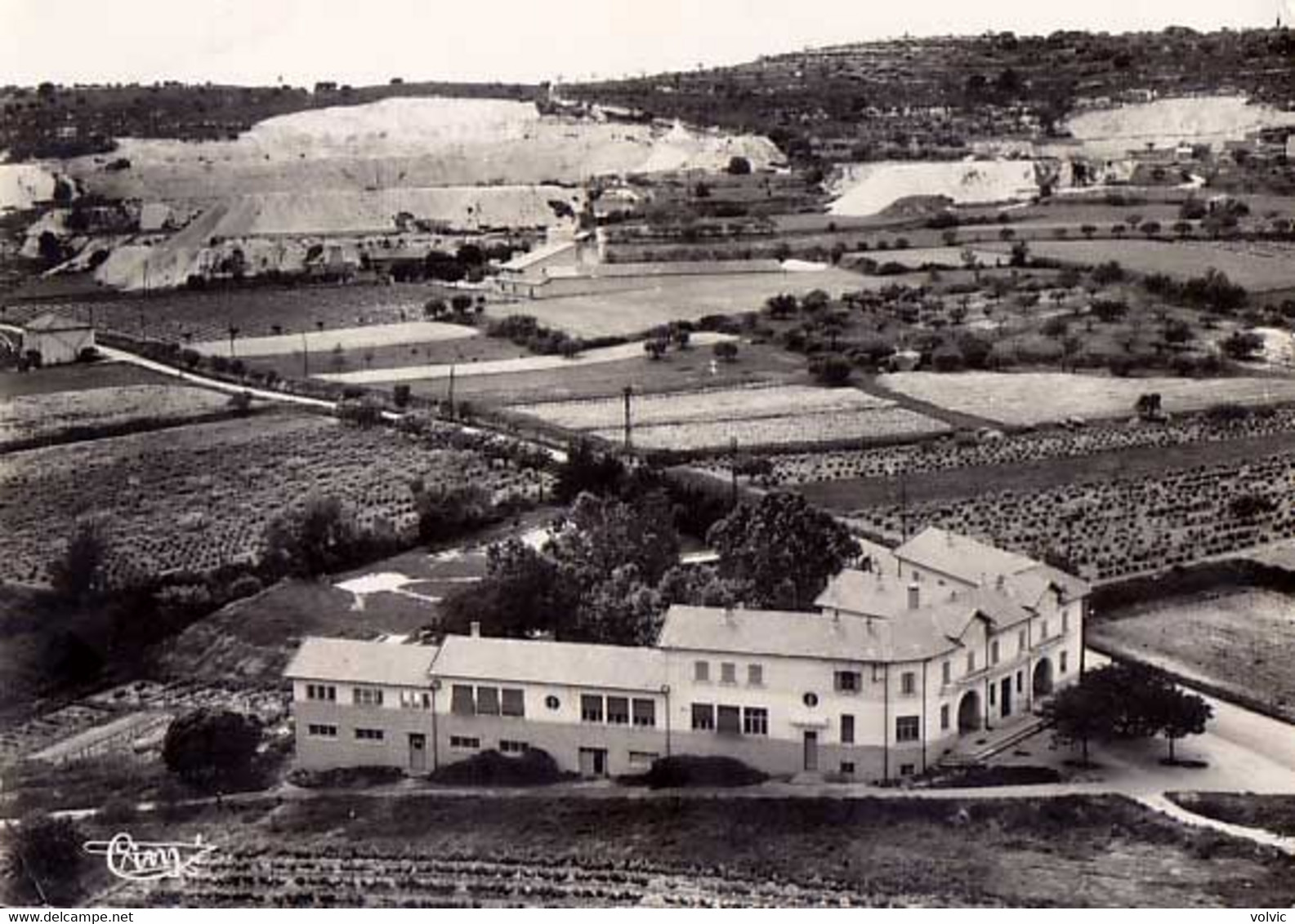 84 - MORMOIRON - Vue Aérienne - Le Groupe Scolaire - CPSM - Mormoiron