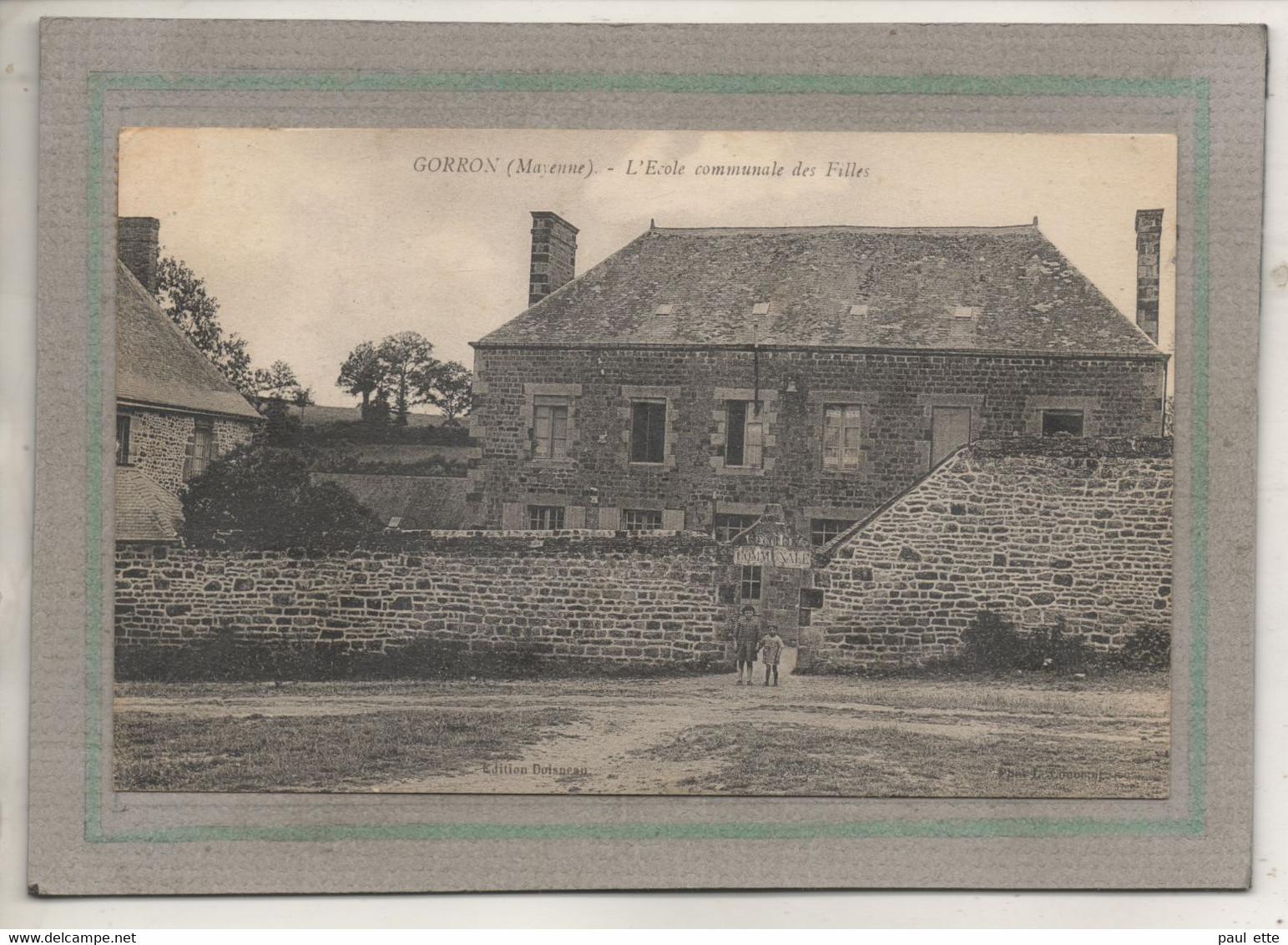 CPA - (53) GORRON - Aspect De L'Ecole Communale Des Filles En 1943 - Gorron