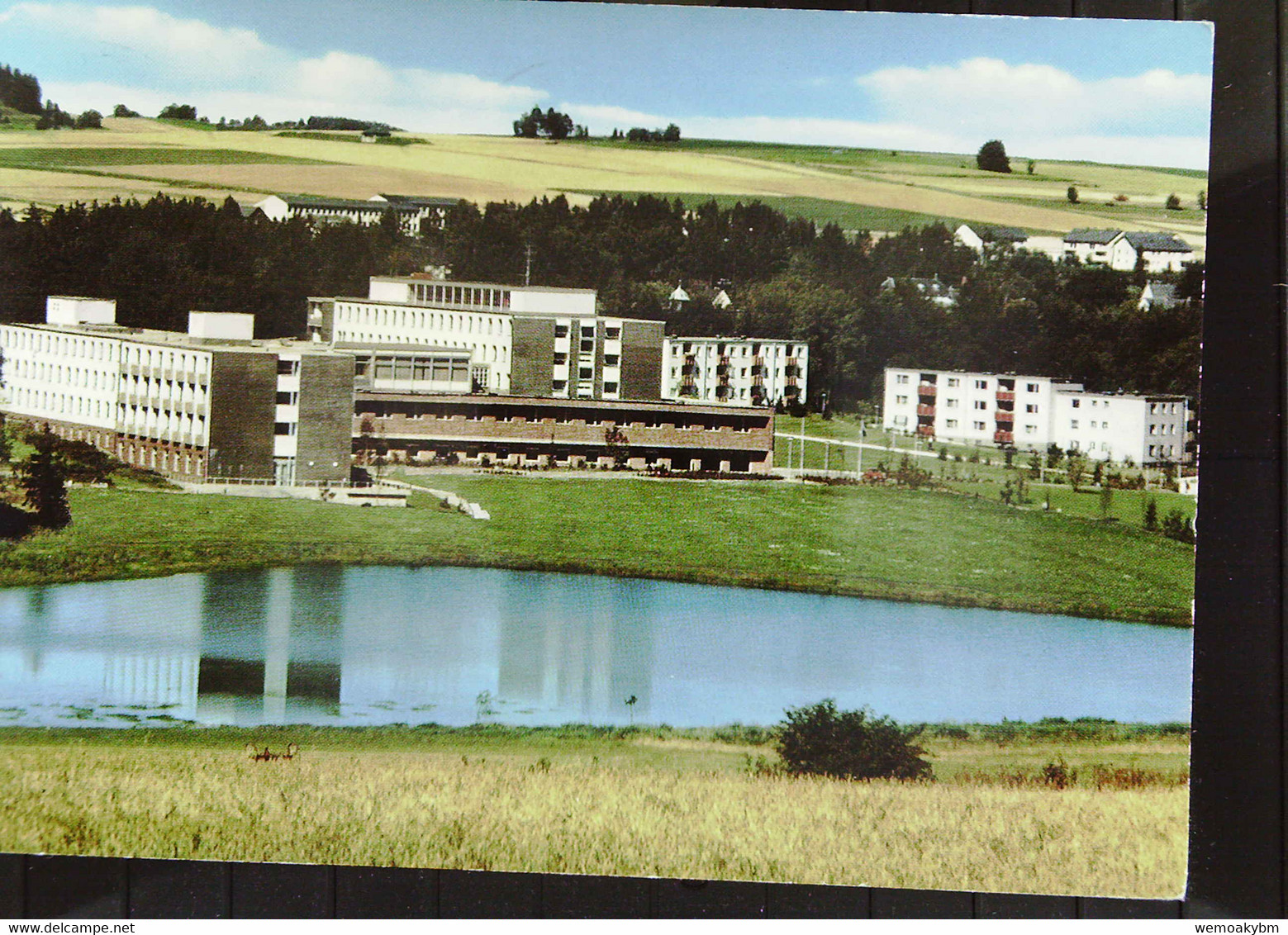 Ansichtskarte Von Bad Steben Im Frankenwald Mit Kurklinik Für Innere Angelegenheiten Der BfA Um 1969 - Bad Steben