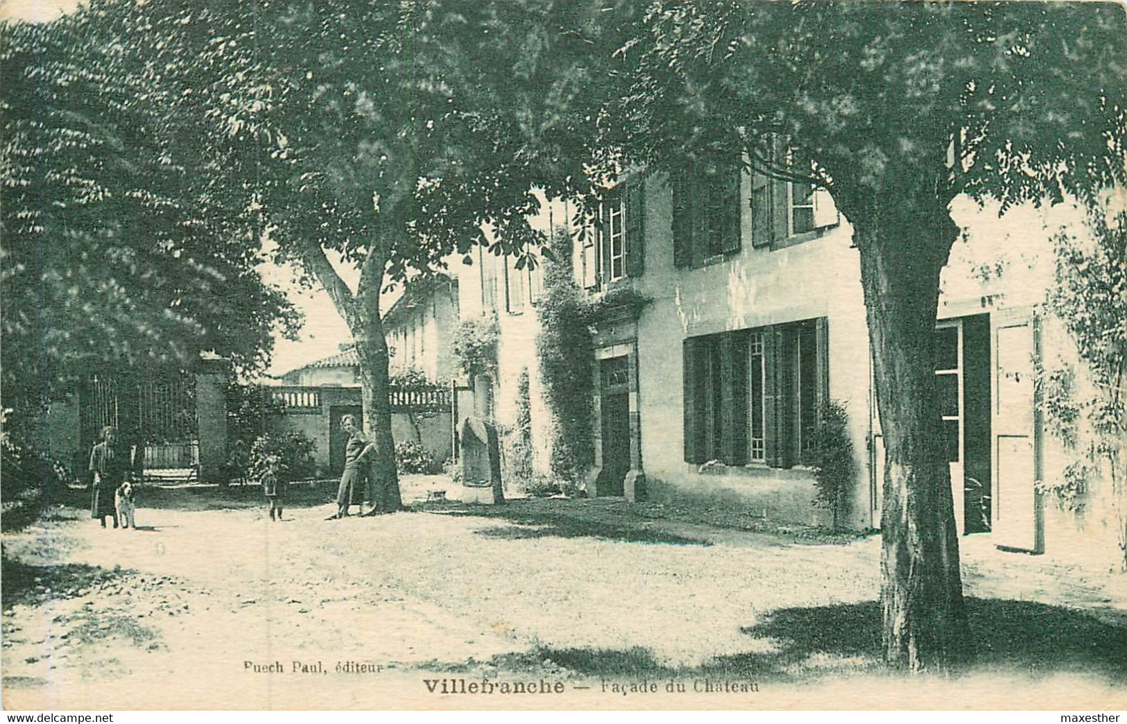 VILLEFRANCHE Façade Du Château - Villefranche D'Albigeois