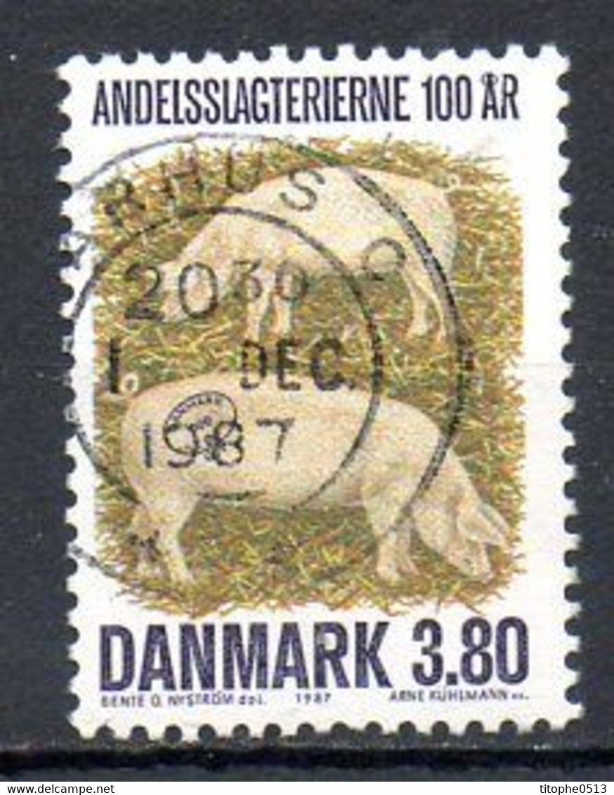 DANEMARK. N°900 Oblitéré De 1987. Cochon. - Farm