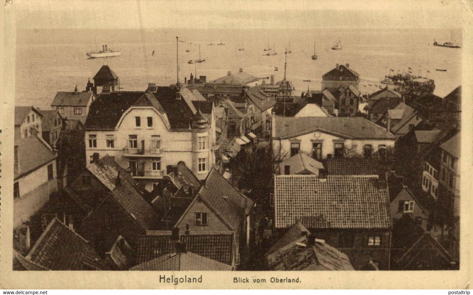 HELGOLAND, BLICK VOM OBERLAND. ALEMANIA GERMANY DEUTSCHLAND - Andere & Zonder Classificatie