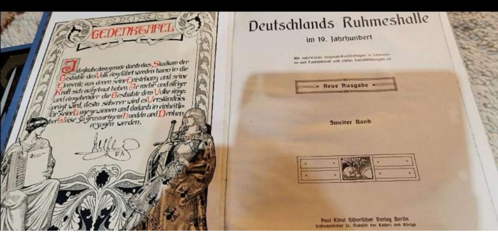 Deutschlands Ruhmeshalle Im 19 Jahrhundert Zwei Bände - Livres Anciens