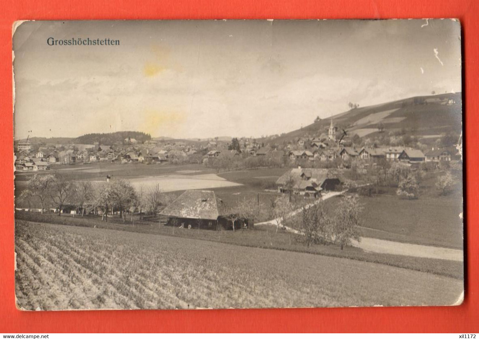 ZBK-03 Grosshöchstetten  Circulé 1924, Angles Usés. Feldpost. - Grosshöchstetten 