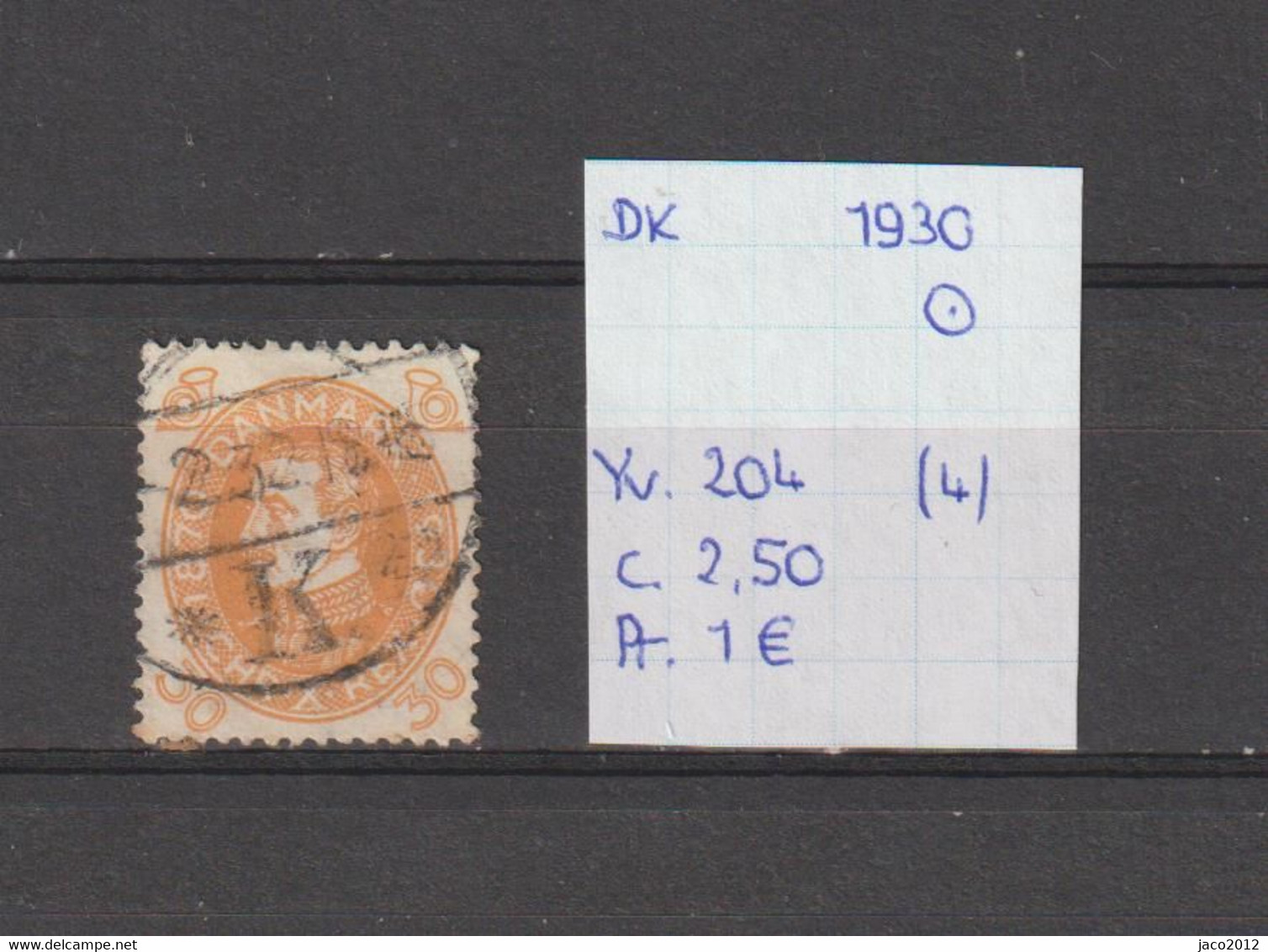 Denemarken 1930 - Yv. 204 - Mi. 192 (4) Gest./obl./used - Gebruikt