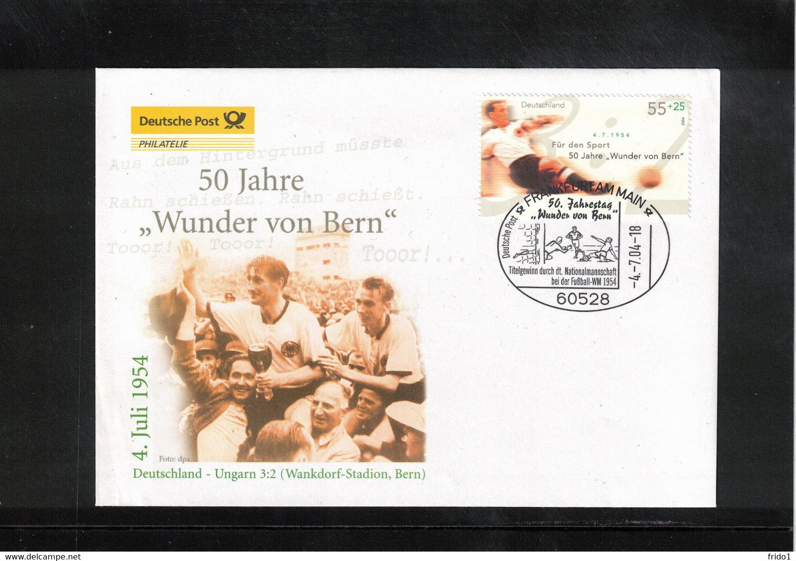 Germany / Deutschland 2004 World Football Cup Switzerland -50th Anniversary Of Germany World Champion Interesting Letter - 1954 – Suiza